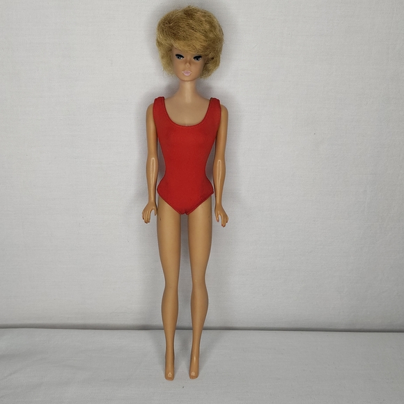 Barbie Other - Vintage Barbie 1962 Bubble Cut in Red Swimsuit